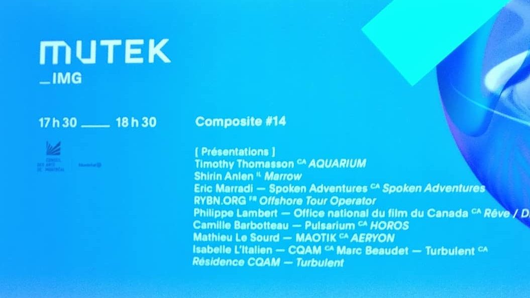 Marrow at Mutek, Montreal